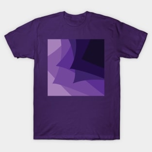 Violet Gradient Points Vector Abstract Pattern T-Shirt